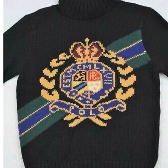 polo crest turtleneck
